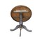 International Concepts Round 36 in Rd top ped table, 12 in leaf, 35.3 inh, counter Ht, Hickory/Washed Coal, 36 W, 48 L, Wood K45-36RXT-6B - alternate 8
